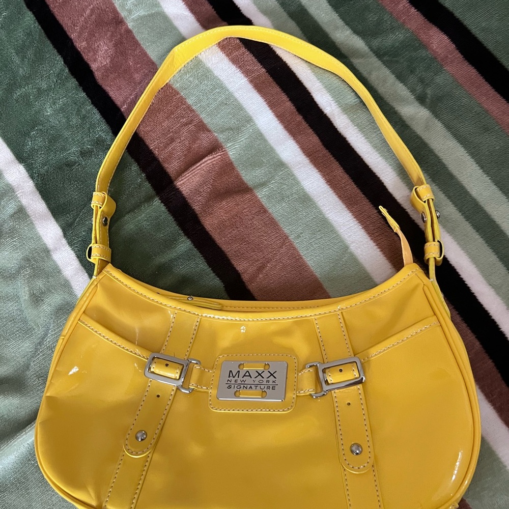 Maxx NY Signature Yellow Handbag